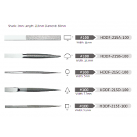 Miracle Heavy Duty Diamond Files HDDF-215S-100