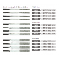 Miracle Machine Tapered Diamond Files MTDF-80S
