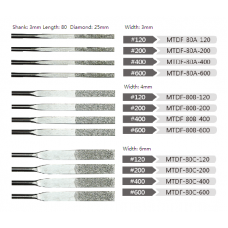 Miracle Machine Tapered Diamond Files MTDF-80S
